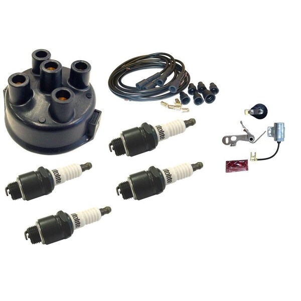 Aic Replacement Parts Ignition Tune up Fits Ferguson TO20 TO30 TO35 F40 MH50 Tractor 4 Cylinder ELI80-0054-CAP/WIRES - main